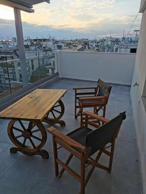 Апартаменты Dreamy Loft At 10Th Floor With Amazing View Салоники Экстерьер фото