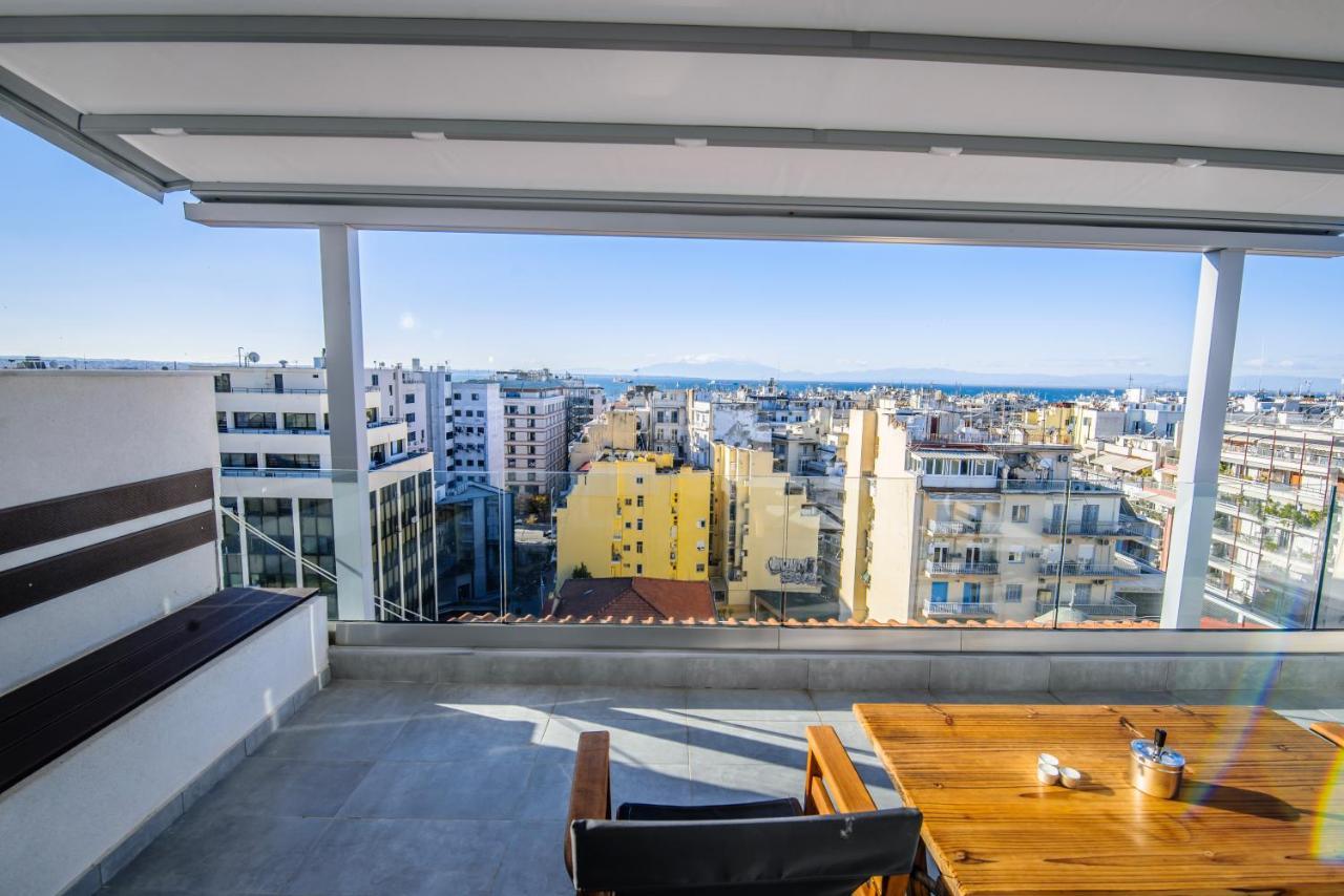 Апартаменты Dreamy Loft At 10Th Floor With Amazing View Салоники Экстерьер фото
